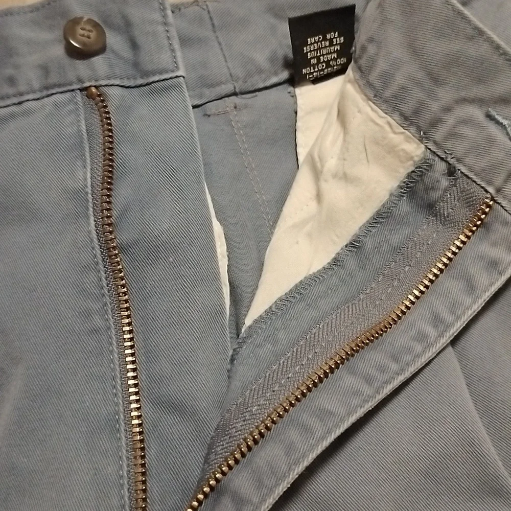 Men's Banana Republic 2Pair Pleated Straight Leg Pants 100% Cotton 34x32 /VTG 38